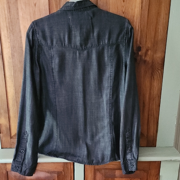 Bella Dahl Charcoal Button-Up Shirt - Picture 3 of 6